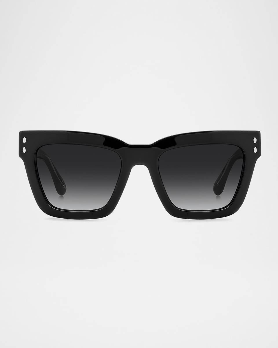 Gradient Square Acetate Sunglasses
